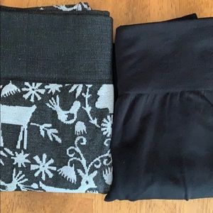 Two pairs of Tahari leggings